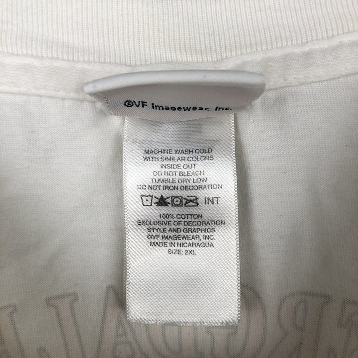 Harley-Davidson Eagle Pattern Motorcycle Long Sleeve T-Shirt, Men's XXL cotton white type Vintage Second Hand