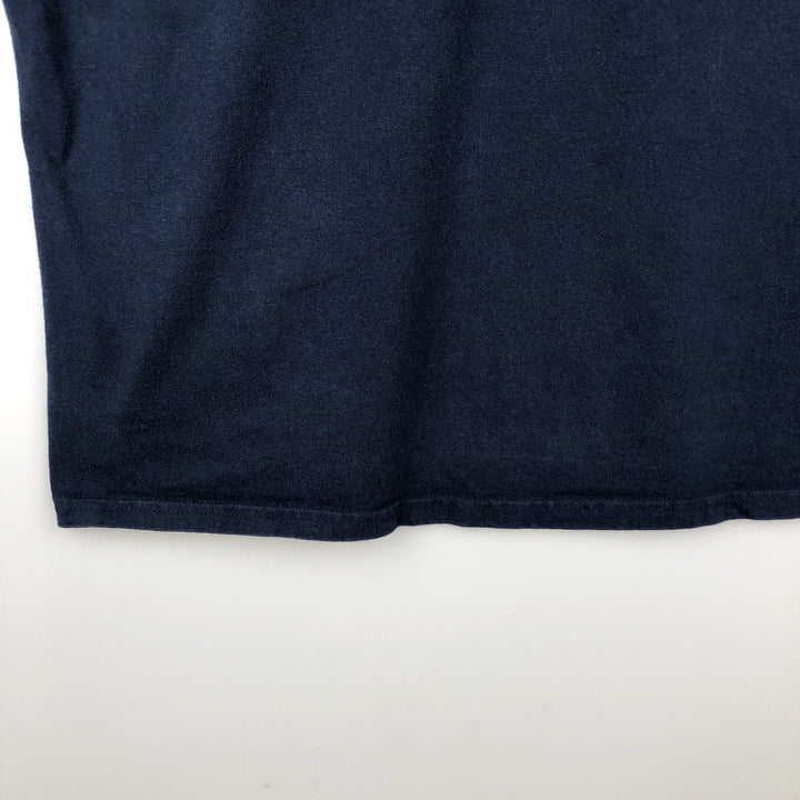 Harley-Davidson Motorcycle Long Sleeve T-Shirt, Men's Size XL unclear navy blue type Vintage Second Hand