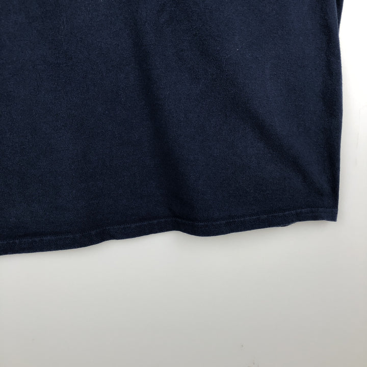 Harley-Davidson Motorcycle Long Sleeve T-Shirt, Men's Size XL unclear navy blue type Vintage Second Hand