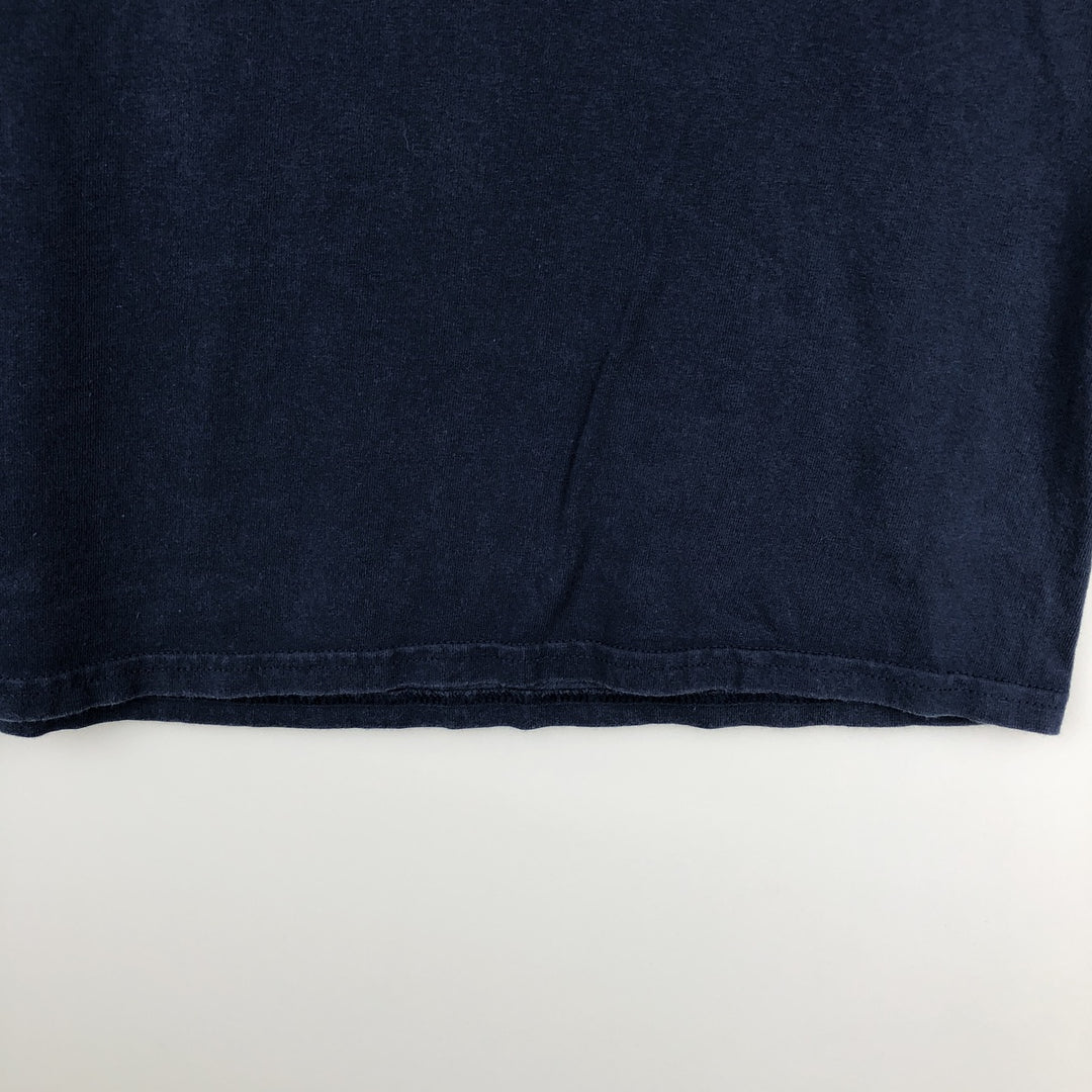 Harley-Davidson Motorcycle Long Sleeve T-Shirt, Men's Size XL unclear navy blue type Vintage Second Hand