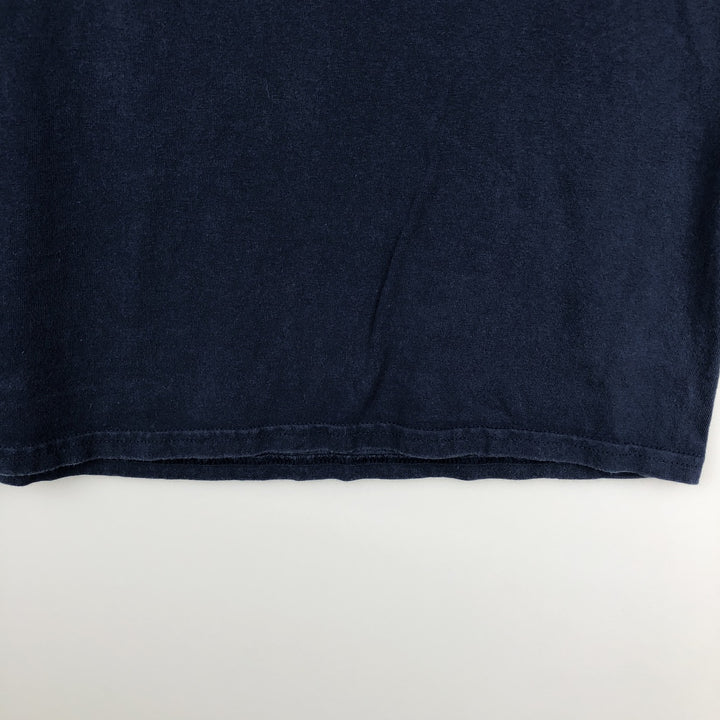 Harley-Davidson Motorcycle Long Sleeve T-Shirt, Men's Size XL unclear navy blue type Vintage Second Hand