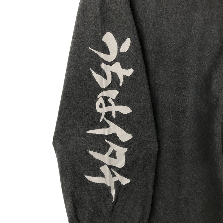 PRIMITIVE NARUTO SHIPPUDEN Uchiha Itachi Character Print Long-Sleeve T-Shirt (Men's XL equivalent) cotton black type Vintage Second Hand