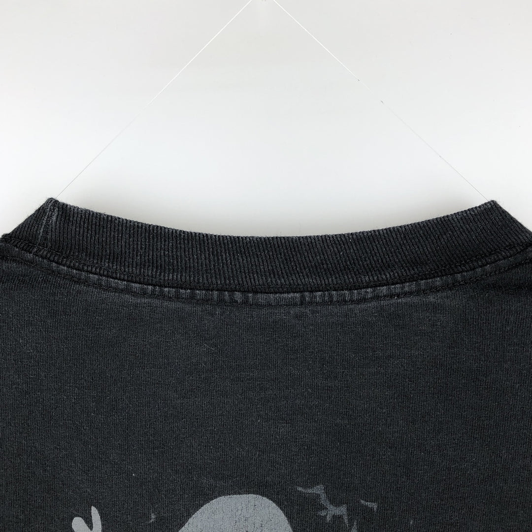 PRIMITIVE NARUTO SHIPPUDEN Uchiha Itachi Character Print Long-Sleeve T-Shirt (Men's XL equivalent) cotton black type Vintage Second Hand