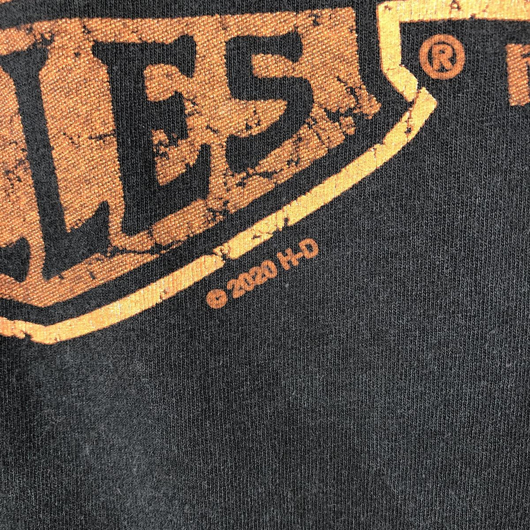 Harley-Davidson Motorcycle Long Sleeve T-Shirt, Men's Size L unclear black type Vintage Second Hand