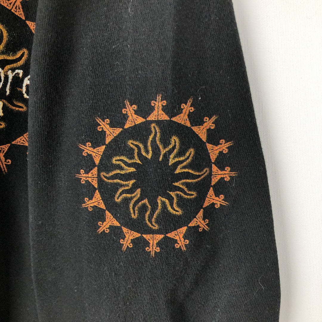 2000'S Summer Breeze Open Air Long-Sleeve Band T-Shirt (Men's Size L) unclear black type Vintage Second Hand