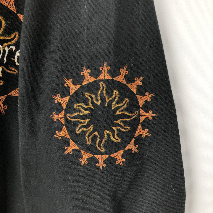 2000'S Summer Breeze Open Air Long-Sleeve Band T-Shirt (Men's Size L) unclear black type Vintage Second Hand