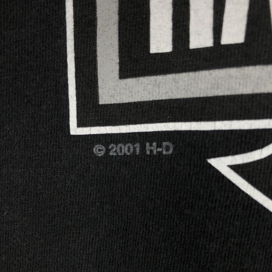 00'S Harley-Davidson Long Sleeve T-Shirt, Men's Size S cotton black type Vintage Second Hand
