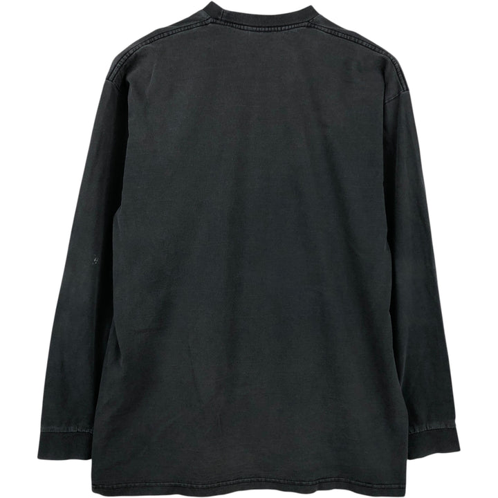 Harley-Davidson Motorcycle Long Sleeve T-Shirt, Men's Size L unclear black type Vintage Second Hand