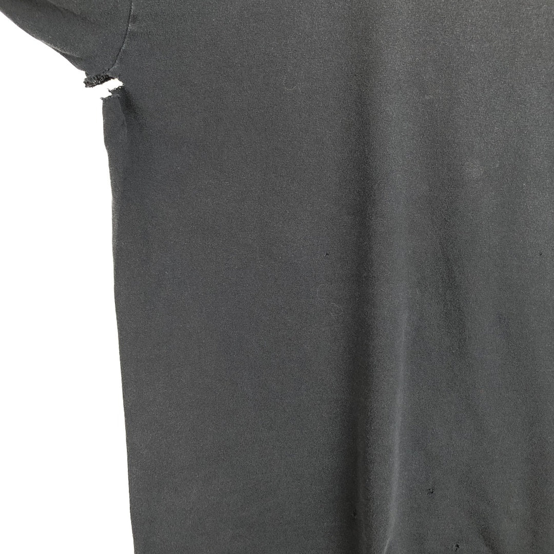 Harley-Davidson Motorcycle Long-Sleeve T-Shirt (Men's Size L) cotton black type Vintage Second Hand
