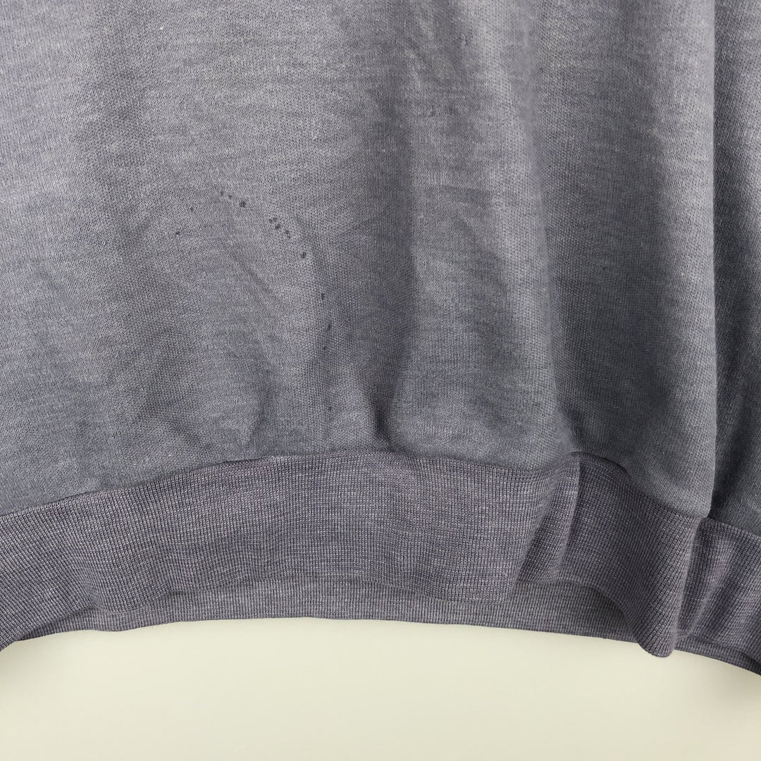 80s-90'S Bonds Gotcha V-neck sweatshirt, men's size L equivalent, vintage. polyester Purple type blue-purple Vintage Second Hand