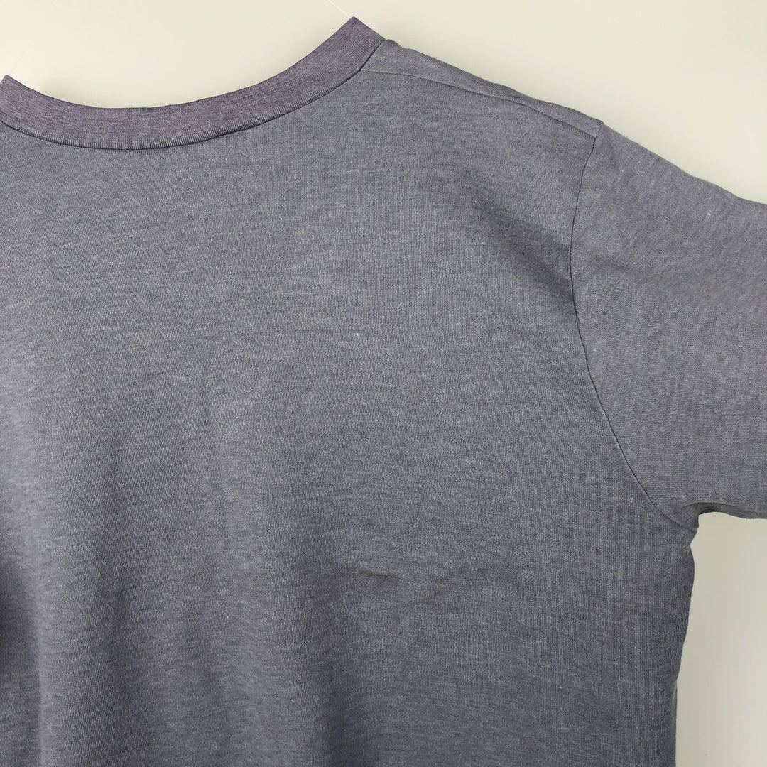 80s-90'S Bonds Gotcha V-neck sweatshirt, men's size L equivalent, vintage. polyester Purple type blue-purple Vintage Second Hand