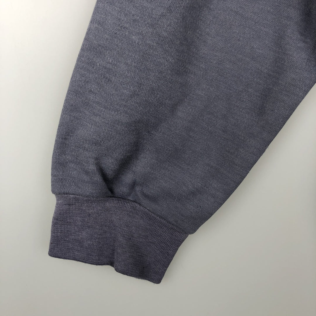 80s-90'S Bonds Gotcha V-neck sweatshirt, men's size L equivalent, vintage. polyester Purple type blue-purple Vintage Second Hand