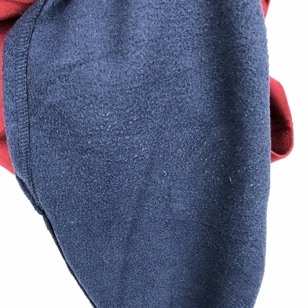 HANG TEN Two-Tone Print Sweatshirt (Men's Size M) polyester navy blue type Vintage Second Hand