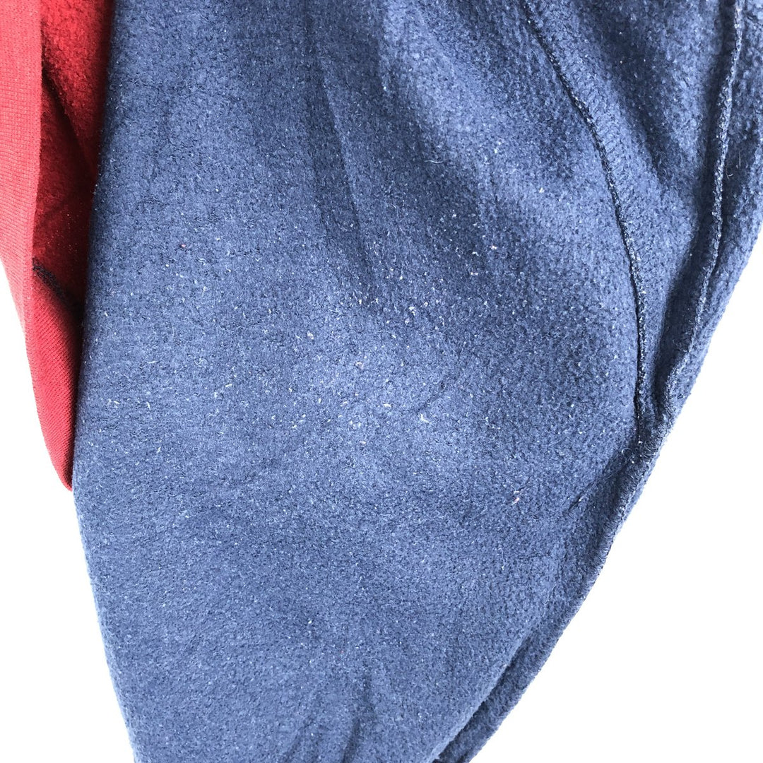 HANG TEN Two-Tone Print Sweatshirt (Men's Size M) polyester navy blue type Vintage Second Hand