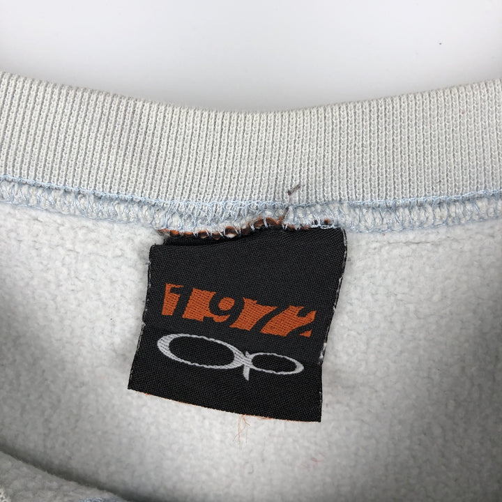 90'S Ocean Pacific logo sweatshirt, men's size L equivalent, vintage. unclear Blue type light blue Vintage Second Hand