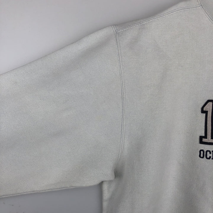 90'S Ocean Pacific logo sweatshirt, men's size L equivalent, vintage. unclear Blue type light blue Vintage Second Hand