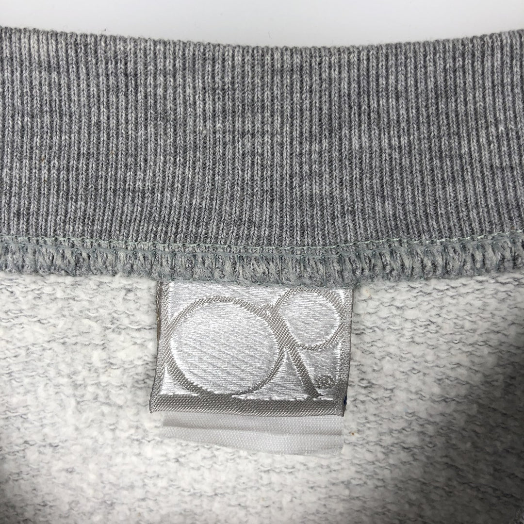 90'S Ocean Pacific printed sweatshirt, men's size L equivalent, vintage. unclear gray type Vintage Second Hand