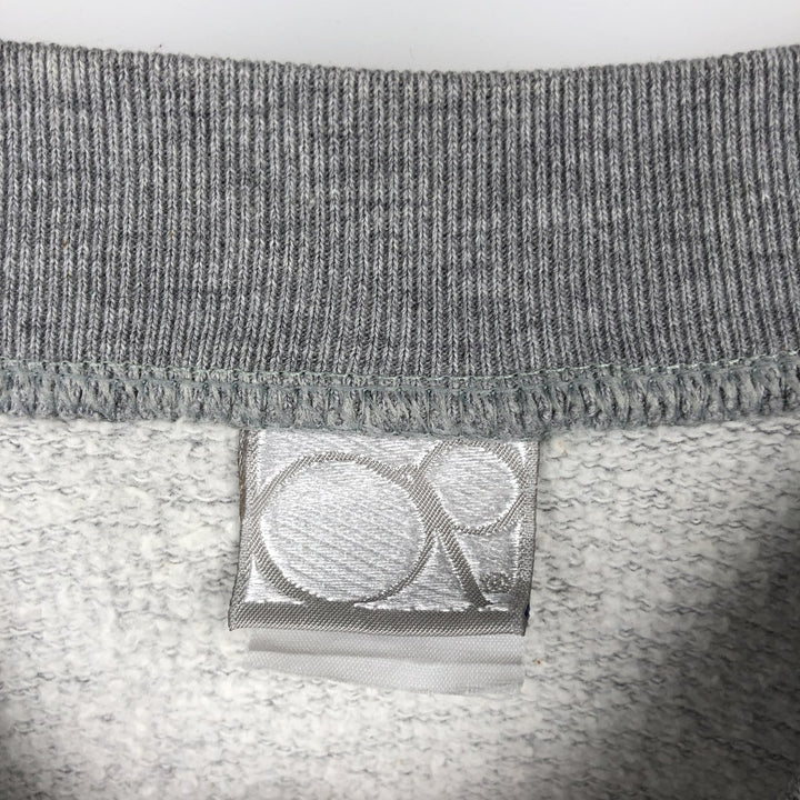 90'S Ocean Pacific printed sweatshirt, men's size L equivalent, vintage. unclear gray type Vintage Second Hand