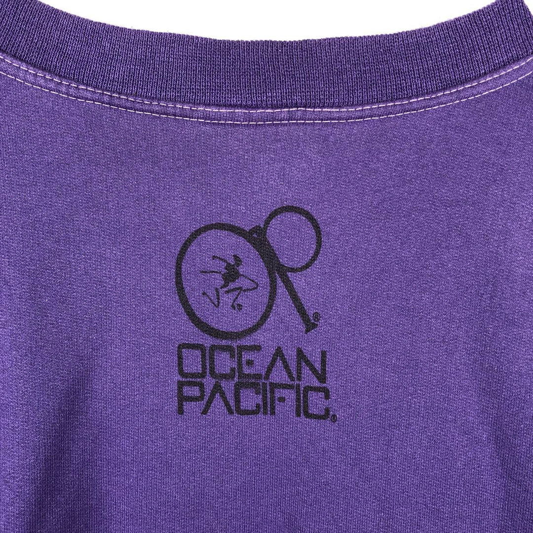 Ocean Pacific printed sweatshirt, men's size XL (approx.) unclear purple type Vintage Second Hand