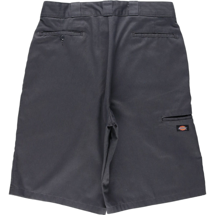 Dickies Loose Fit Work Shorts, Half Pants, Men's, W36 equivalent polyester gray type Vintage Second Hand