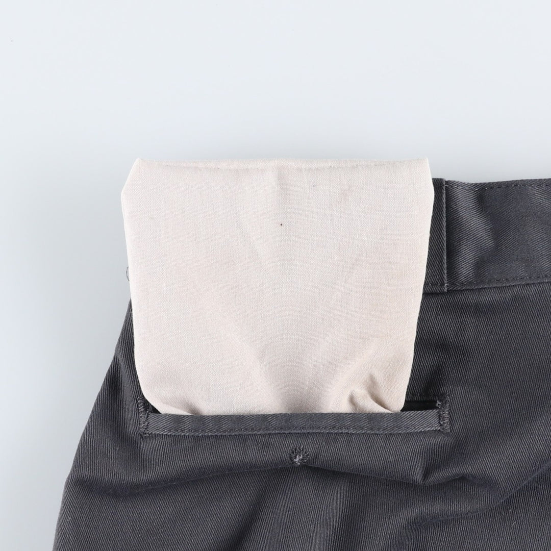 Dickies Loose Fit Work Shorts, Half Pants, Men's, W36 equivalent polyester gray type Vintage Second Hand