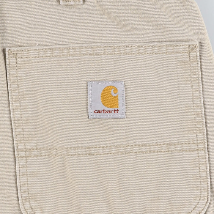 Carhartt Relaxed Fit Painter Shorts, Men's Size W34 (approx.) cotton Beige type Vintage Second Hand