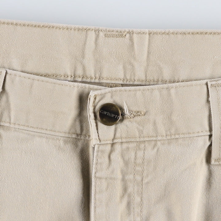 Carhartt Relaxed Fit Painter Shorts, Men's Size W34 (approx.) cotton Beige type Vintage Second Hand