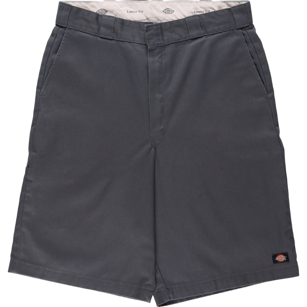 Dickies Loose Fit Work Shorts, Half Pants, Men's, W36 equivalent unclear gray type Vintage Second Hand