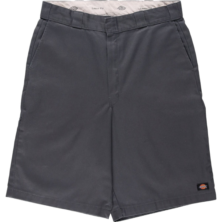 Dickies Loose Fit Work Shorts, Half Pants, Men's, W36 equivalent unclear gray type Vintage Second Hand