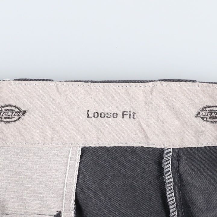 Dickies Loose Fit Work Shorts, Half Pants, Men's, W36 equivalent unclear gray type Vintage Second Hand