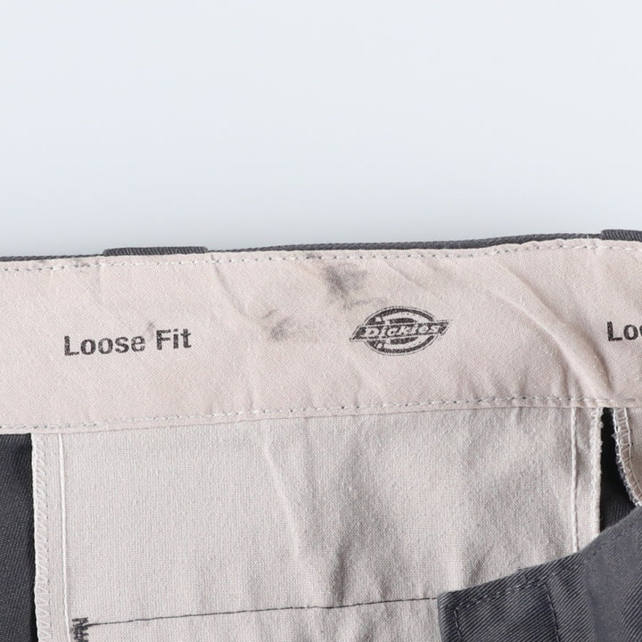 Dickies Loose Fit Work Shorts, Half Pants, Men's, W36 equivalent unclear gray type Vintage Second Hand