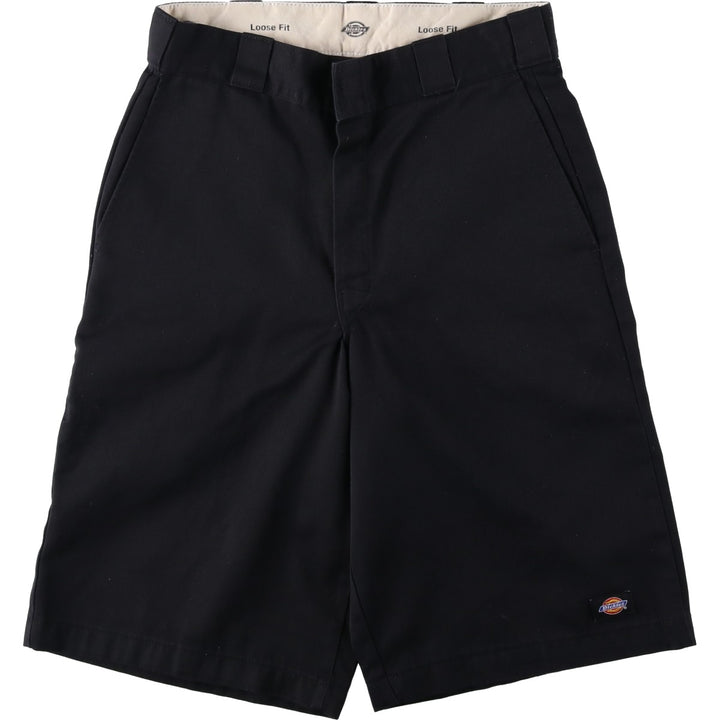 Dickies Loose Fit Work Shorts, Half Pants, Men's, W30 equivalent polyester black type Vintage Second Hand