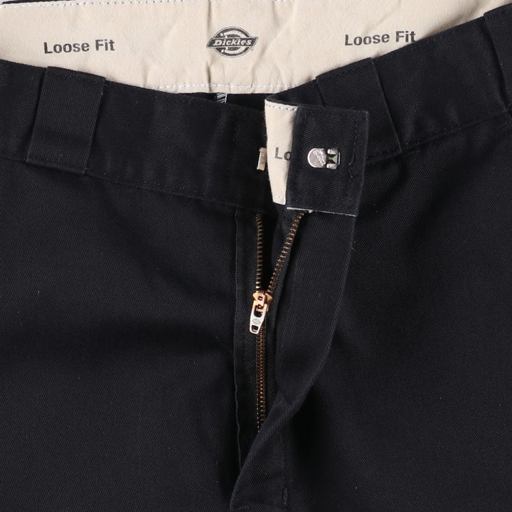 Dickies Loose Fit Work Shorts, Half Pants, Men's, W30 equivalent polyester black type Vintage Second Hand
