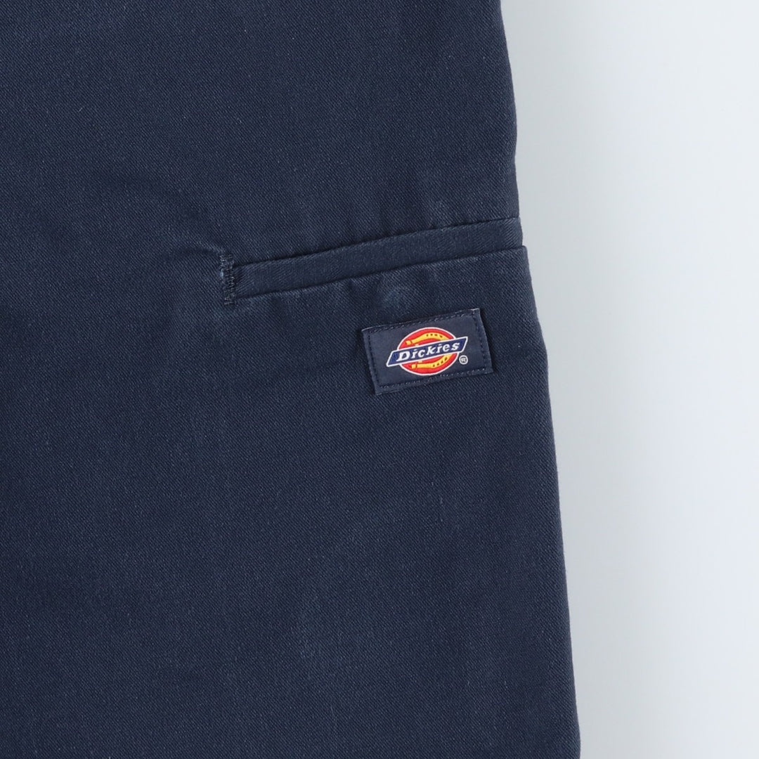 Dickies Work Shorts, Half Pants, Men's, W36 equivalent polyester navy blue type Vintage Second Hand