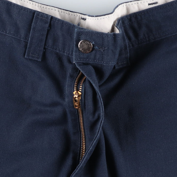 Dickies Work Shorts, Half Pants, Men's, W36 equivalent polyester navy blue type Vintage Second Hand