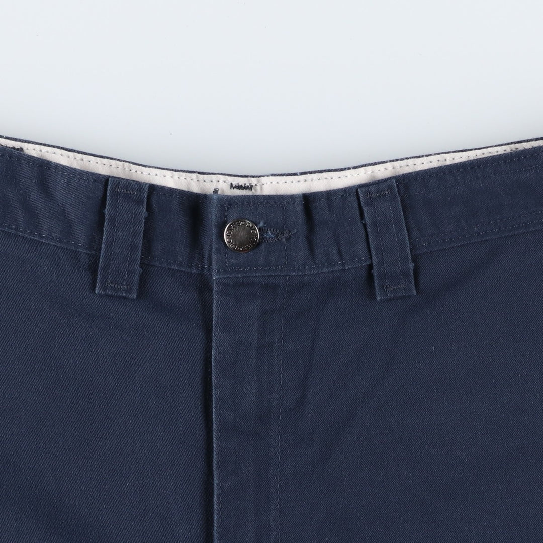 Dickies Work Shorts, Half Pants, Men's, W36 equivalent polyester navy blue type Vintage Second Hand