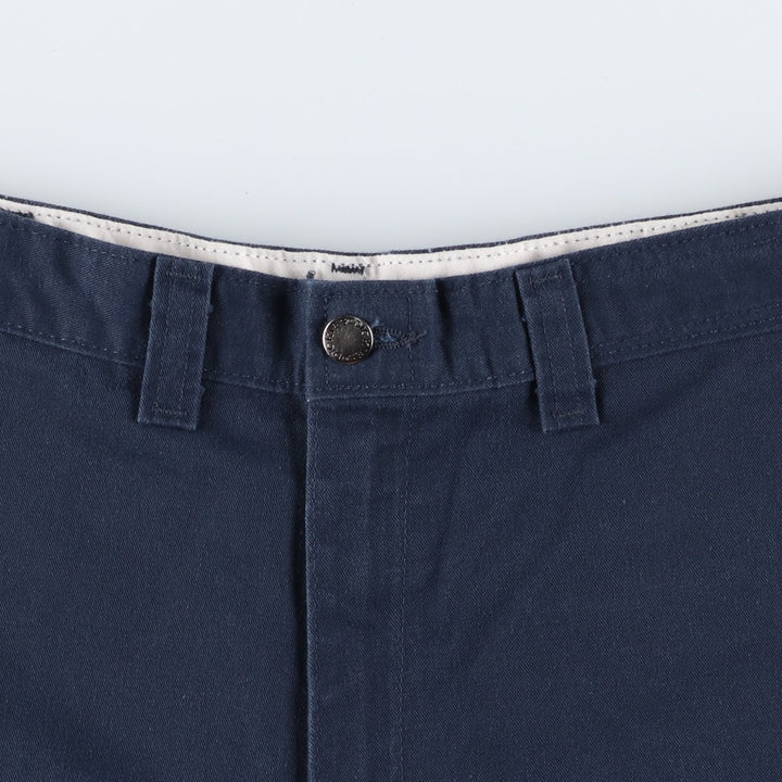 Dickies Work Shorts, Half Pants, Men's, W36 equivalent polyester navy blue type Vintage Second Hand
