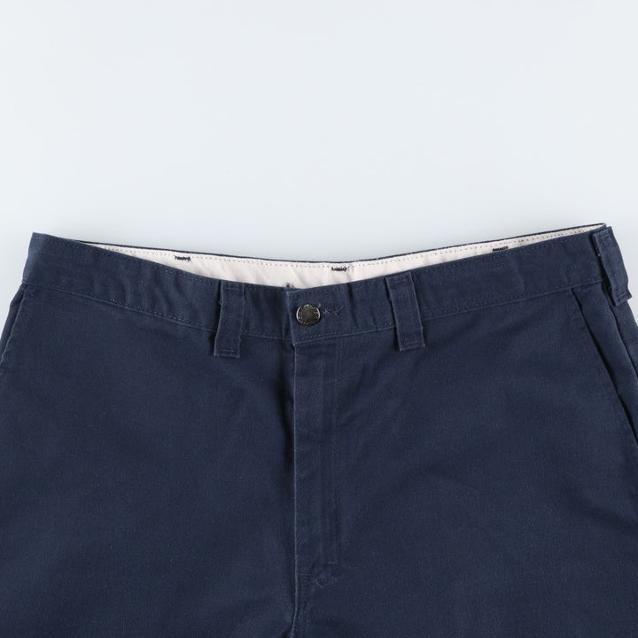 Dickies Work Shorts, Half Pants, Men's, W36 equivalent polyester navy blue type Vintage Second Hand