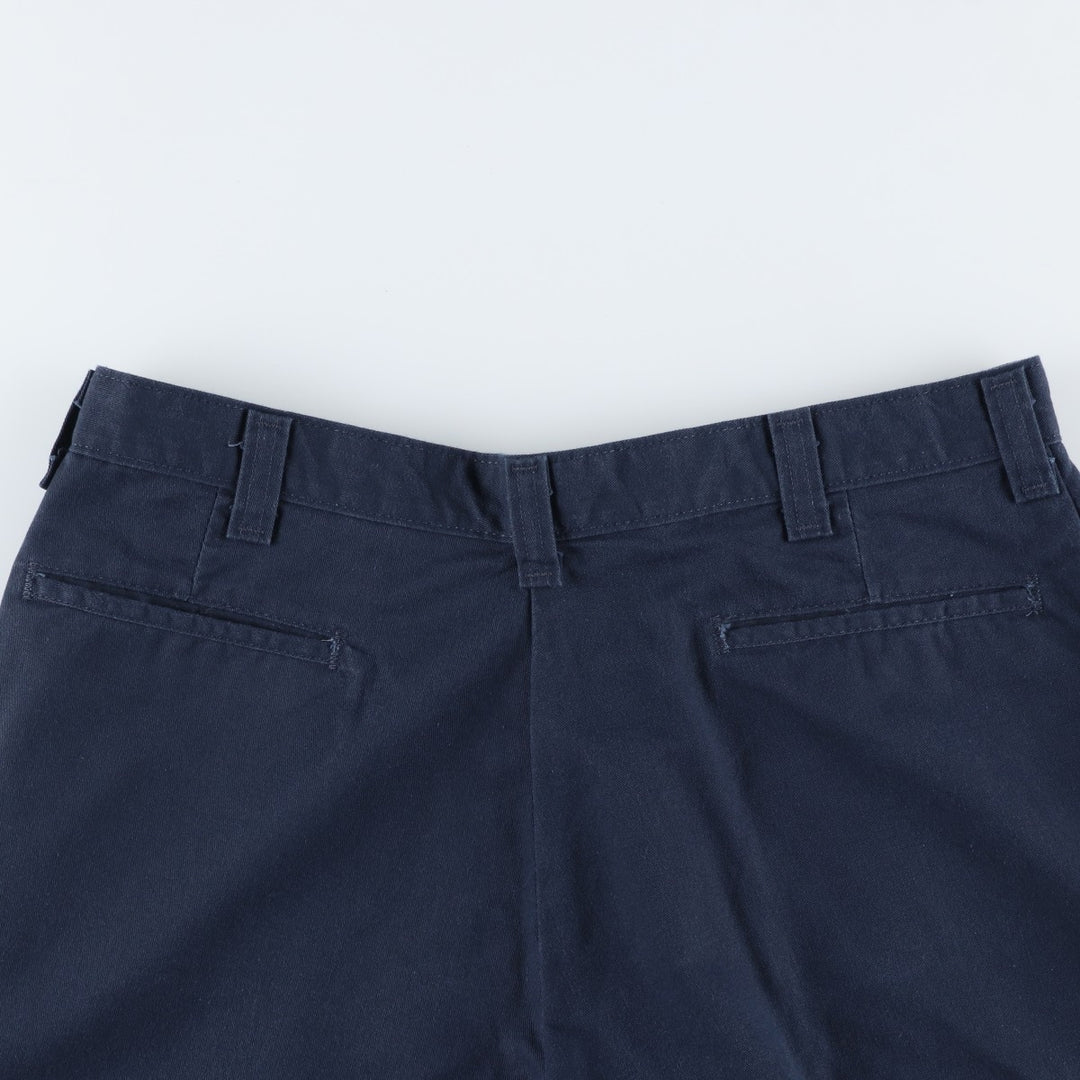 Dickies Work Shorts, Half Pants, Men's, W36 equivalent polyester navy blue type Vintage Second Hand