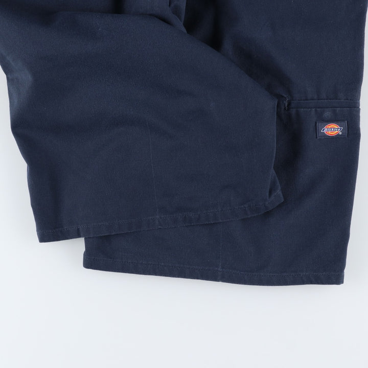 Dickies Work Shorts, Half Pants, Men's, W36 equivalent polyester navy blue type Vintage Second Hand