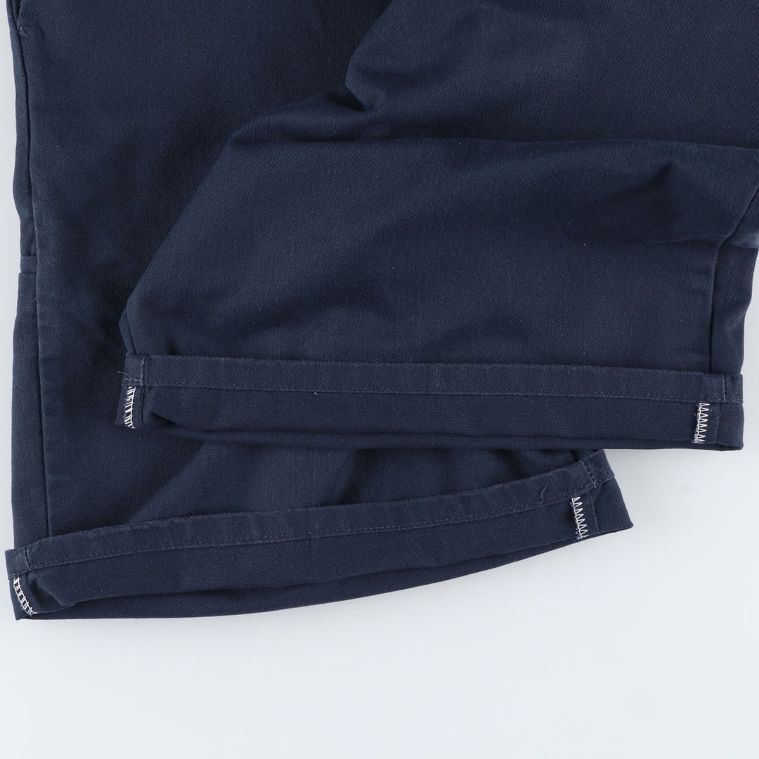 Dickies Work Shorts, Half Pants, Men's, W36 equivalent polyester navy blue type Vintage Second Hand
