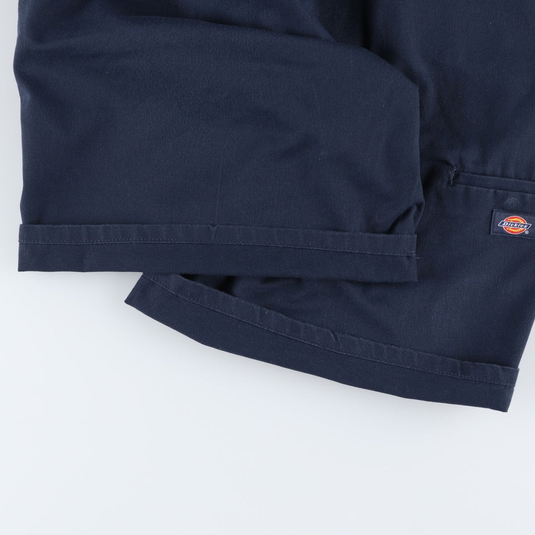 Dickies Work Shorts, Half Pants, Men's, W36 equivalent polyester navy blue type Vintage Second Hand