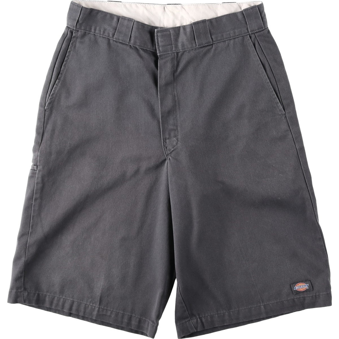 Dickies Work Shorts, Half Pants, Men's, W31 equivalent polyester Charcoal Vintage Second Hand