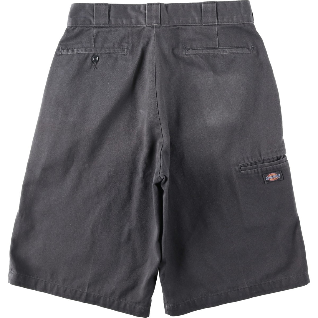 Dickies Work Shorts, Half Pants, Men's, W31 equivalent polyester Charcoal Vintage Second Hand