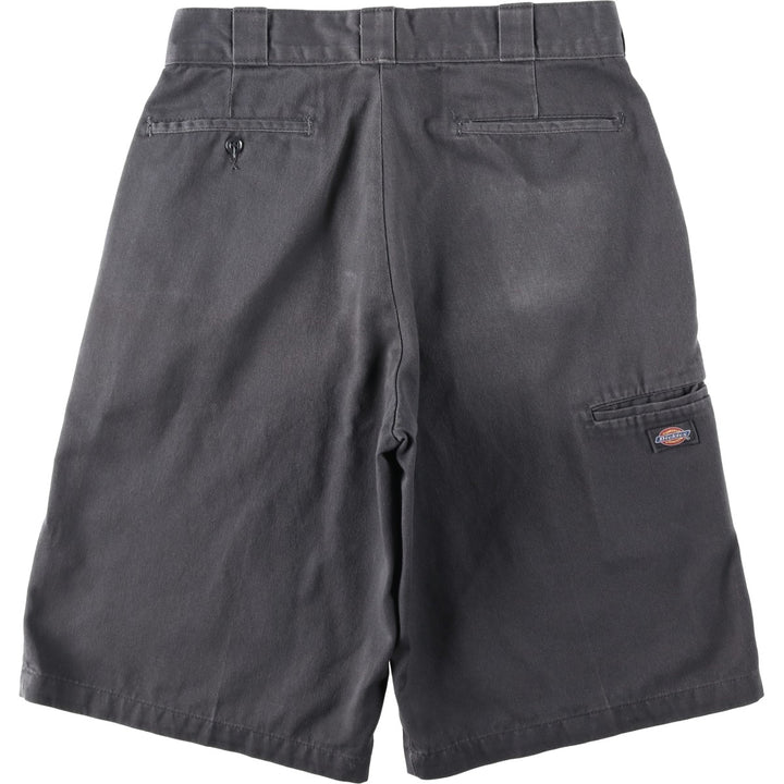 Dickies Work Shorts, Half Pants, Men's, W31 equivalent polyester Charcoal Vintage Second Hand