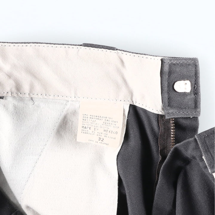Dickies Work Shorts, Half Pants, Men's, W31 equivalent polyester Charcoal Vintage Second Hand