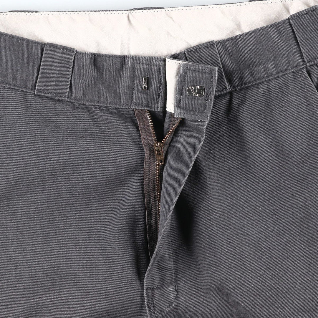 Dickies Work Shorts, Half Pants, Men's, W31 equivalent polyester Charcoal Vintage Second Hand