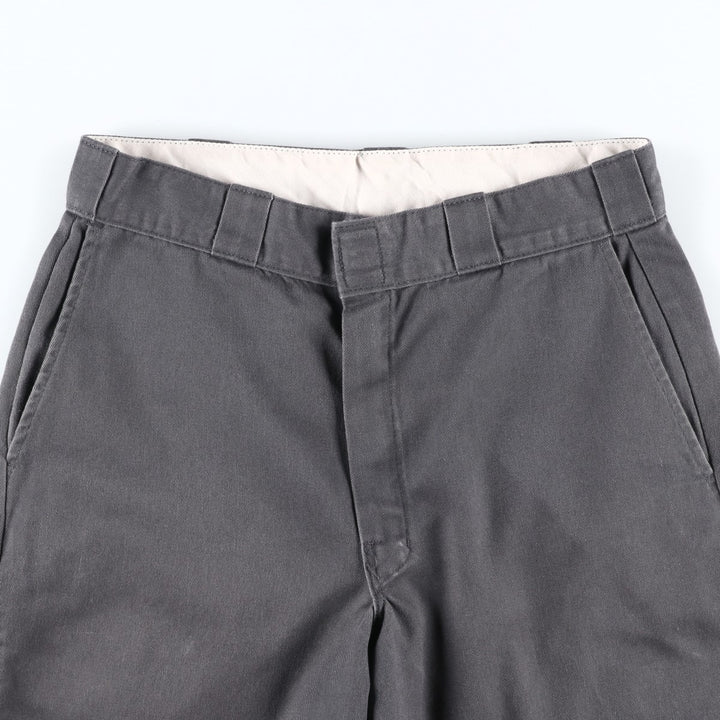 Dickies Work Shorts, Half Pants, Men's, W31 equivalent polyester Charcoal Vintage Second Hand
