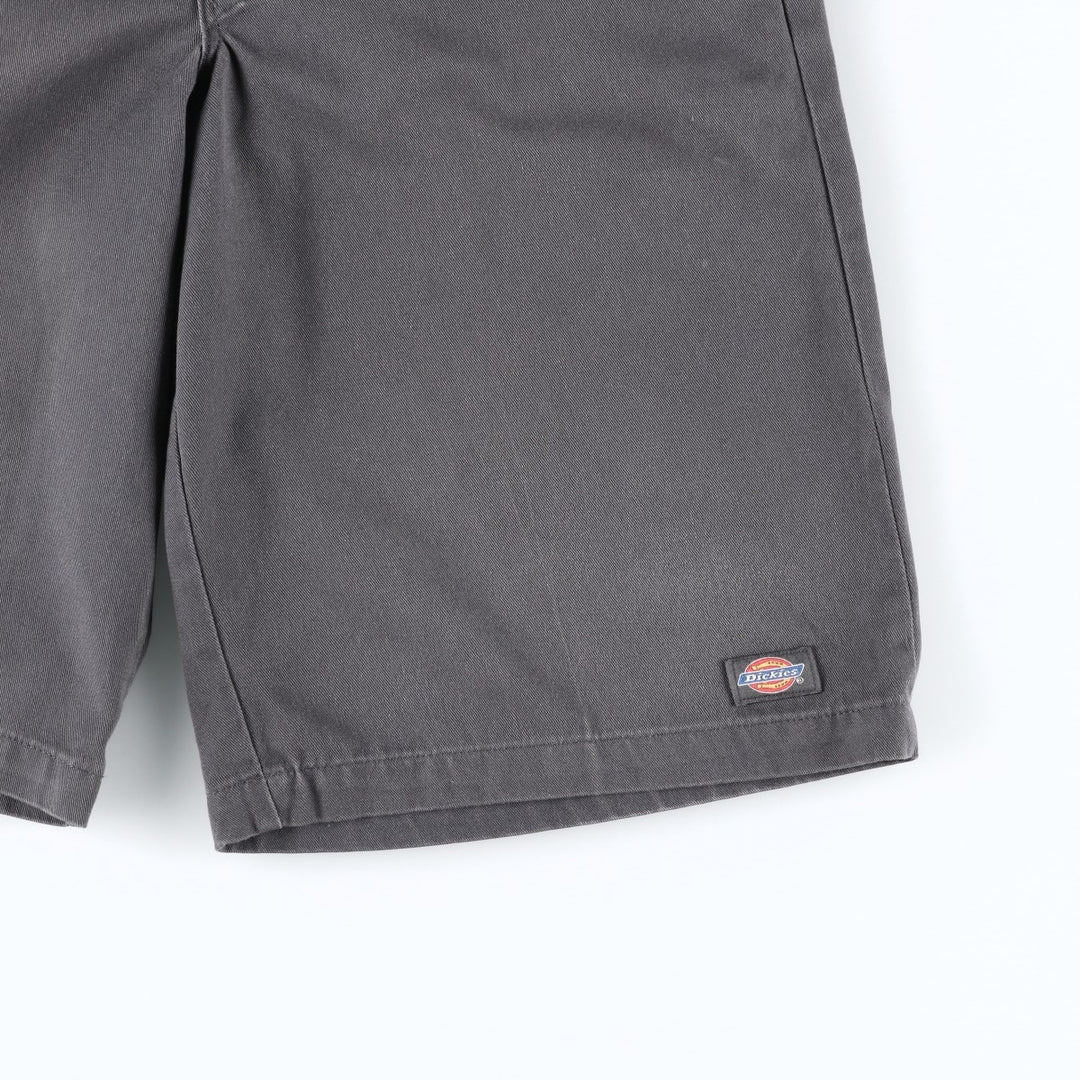 Dickies Work Shorts, Half Pants, Men's, W31 equivalent polyester Charcoal Vintage Second Hand