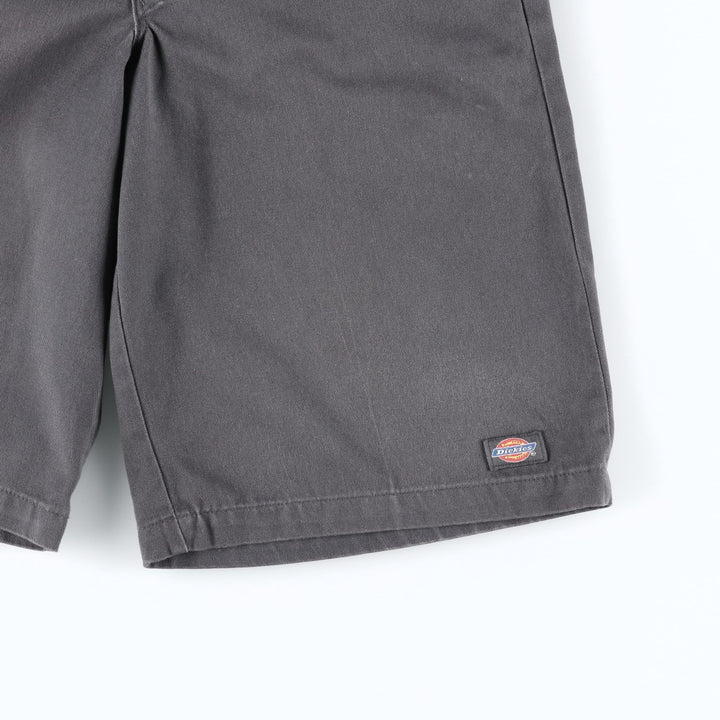 Dickies Work Shorts, Half Pants, Men's, W31 equivalent polyester Charcoal Vintage Second Hand